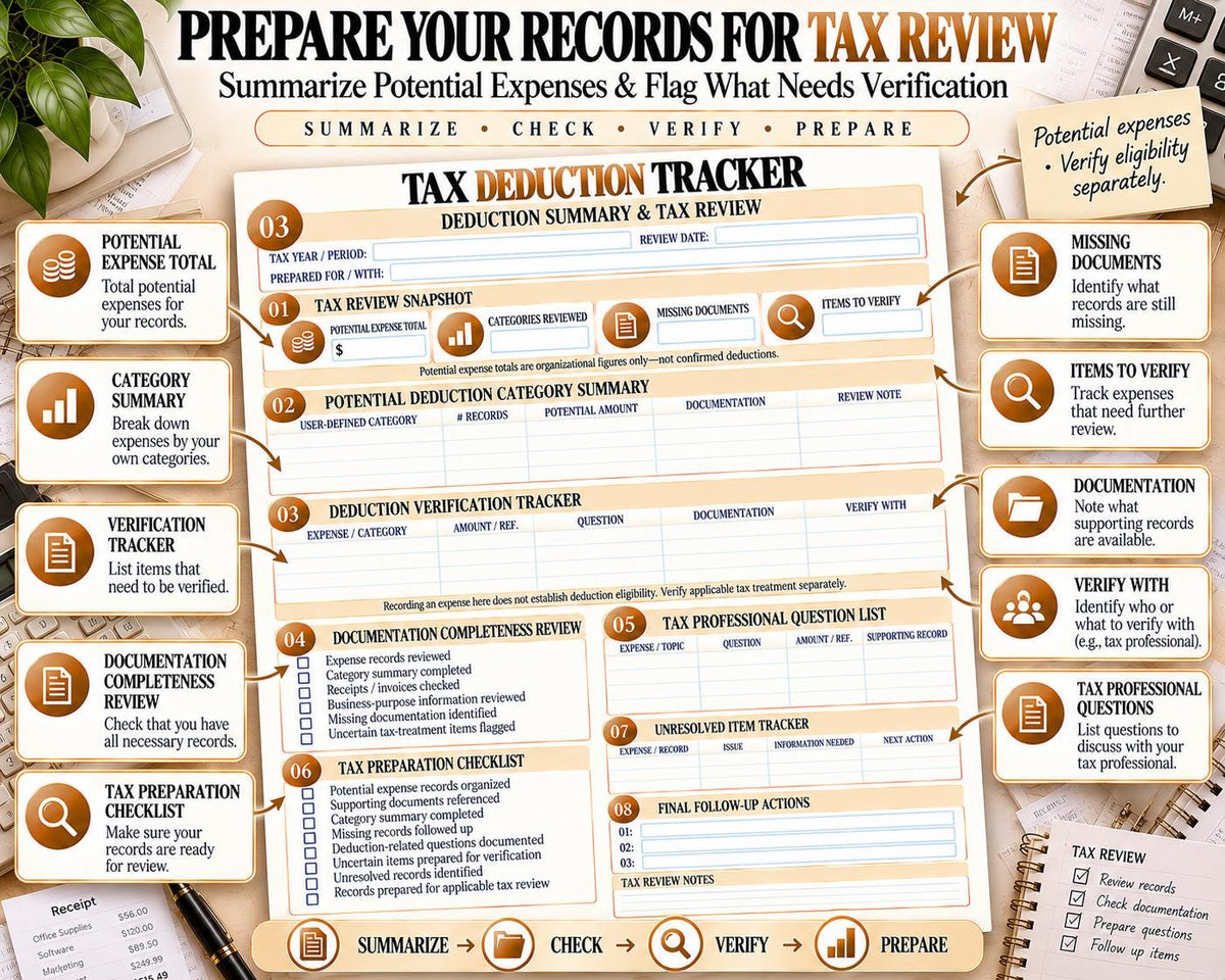 Tax Deduction Tracker — source listing image 5