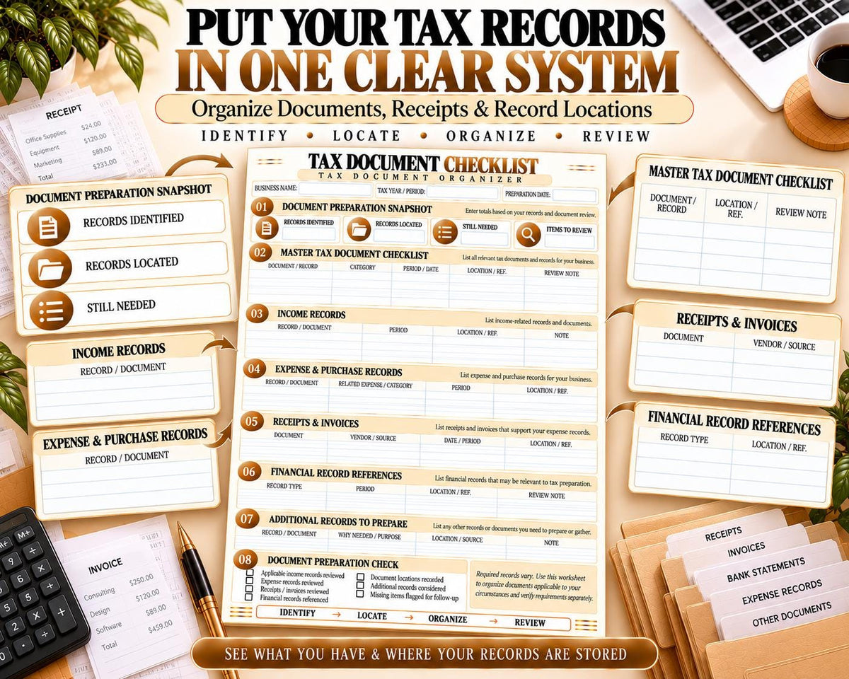 Tax Document Checklist — source listing image 3