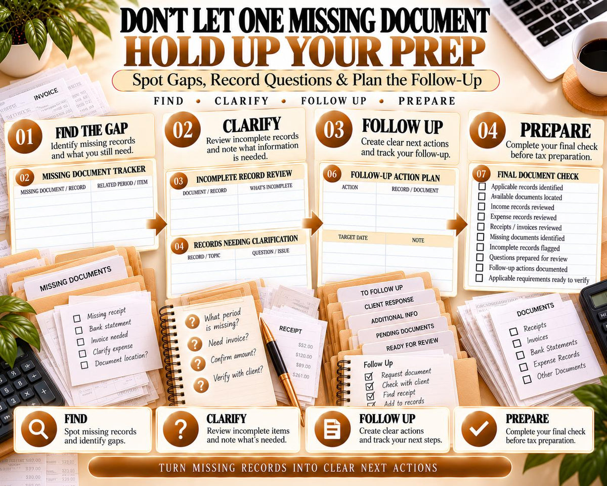 Tax Document Checklist — source listing image 6