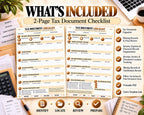Tax Document Checklist — source listing image 11