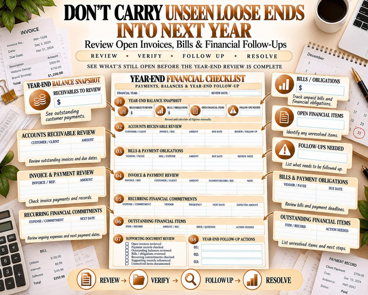 Year-End Financial Checklist — source listing image 4
