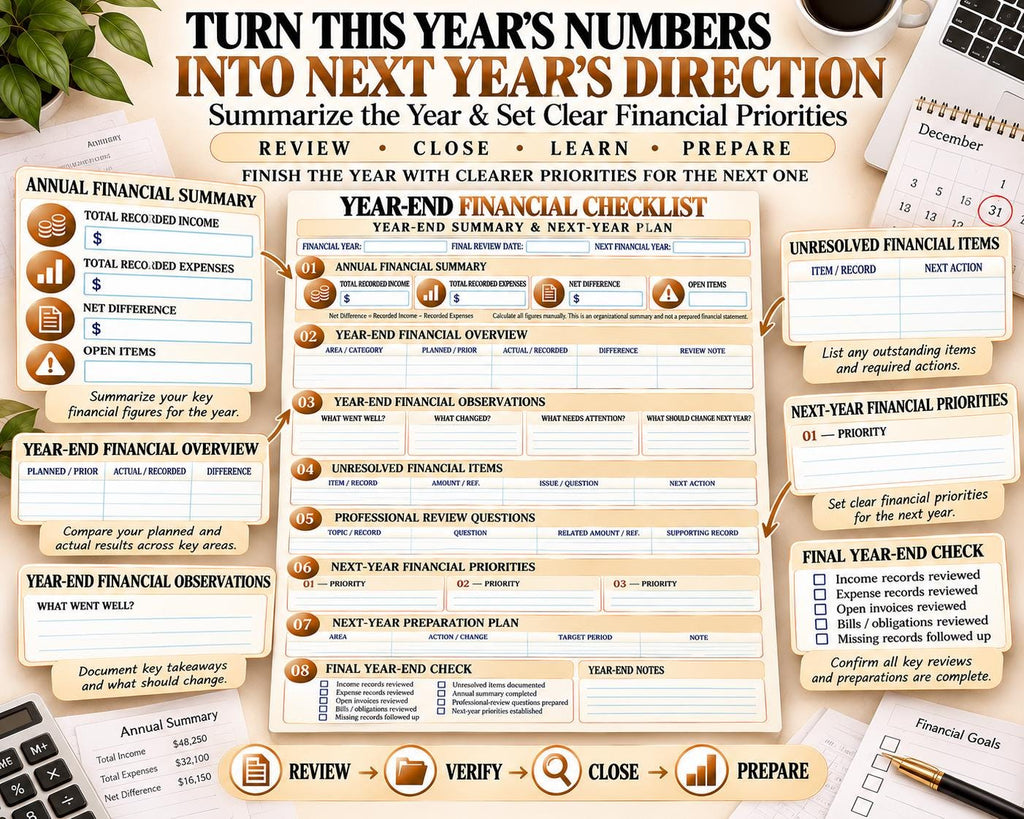 Year-End Financial Checklist — source listing image 5