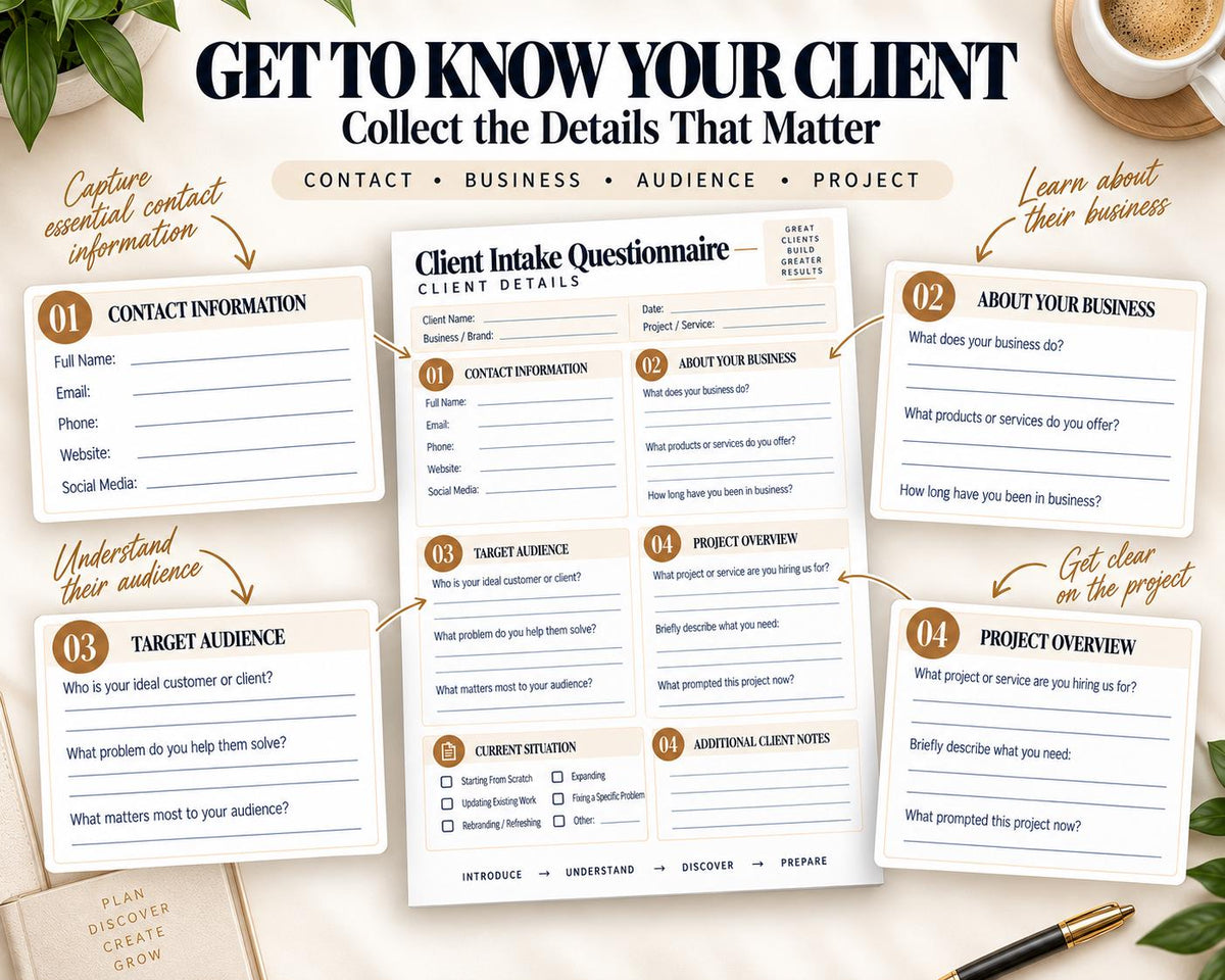 Multi-Page Client Intake Questionnaire — image 3 of 10