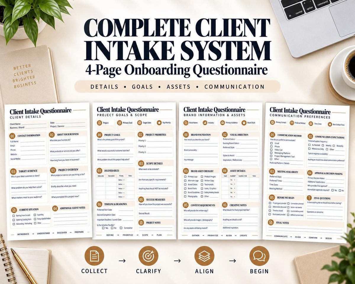 Multi-Page Client Intake Questionnaire — image 2 of 10