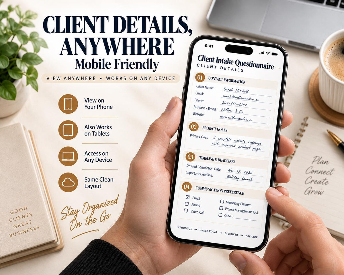 Multi-Page Client Intake Questionnaire — image 8 of 10