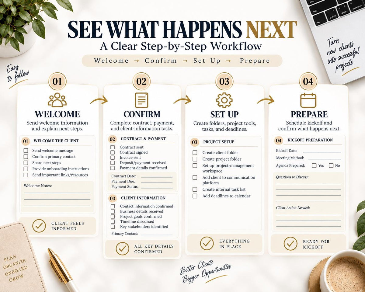 Multi-Page Client Onboarding Checklist — image 5 of 10