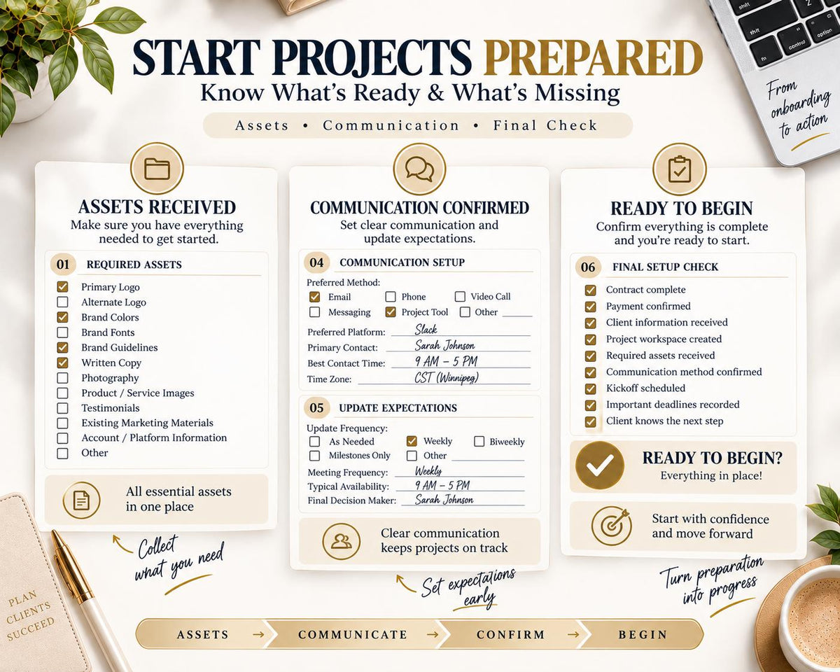Multi-Page Client Onboarding Checklist — image 6 of 10