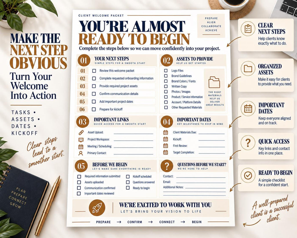 Multi-Page Client Welcome Packet — image 6 of 10
