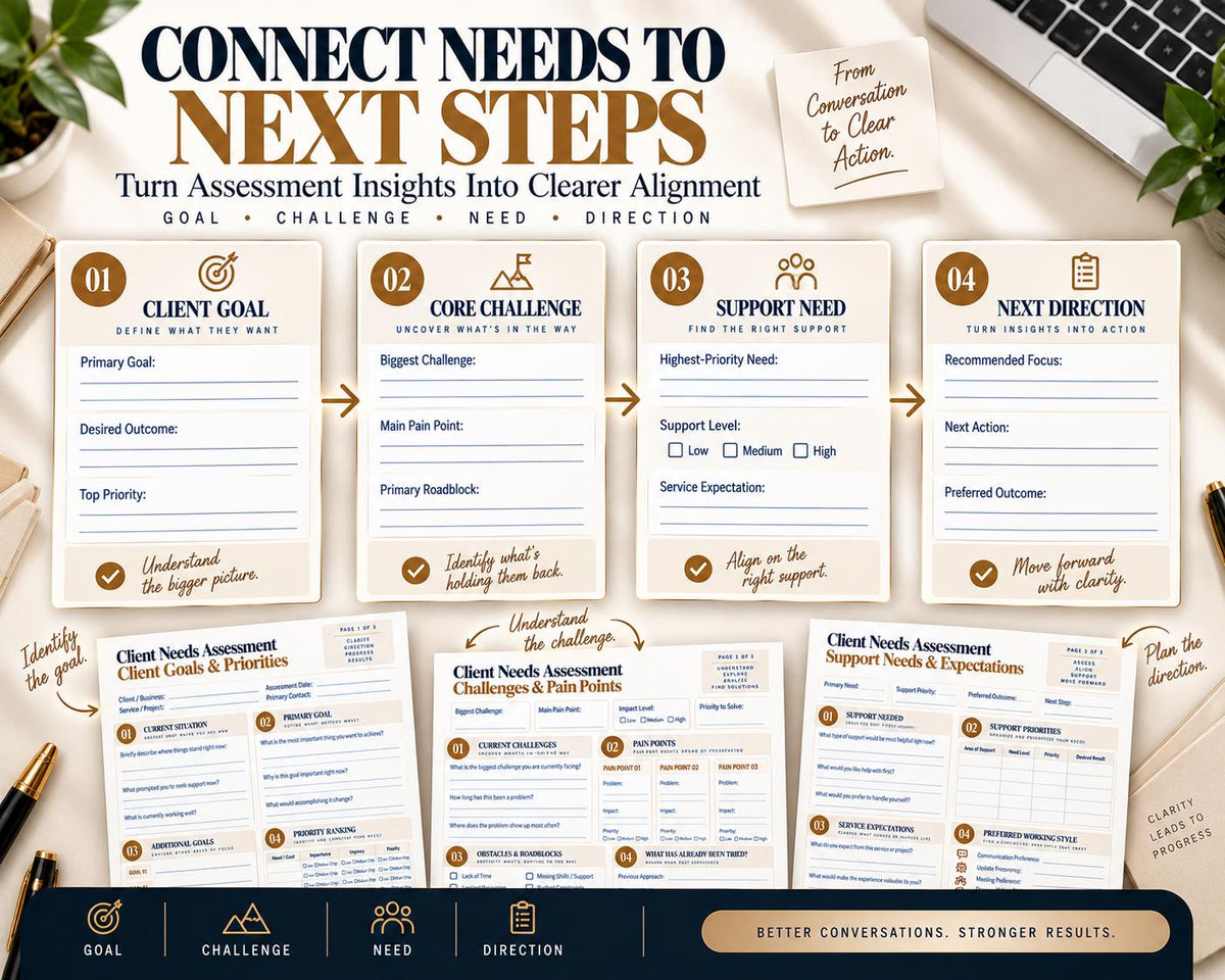 Multi-Page Client Needs Assessment — image 6 of 10