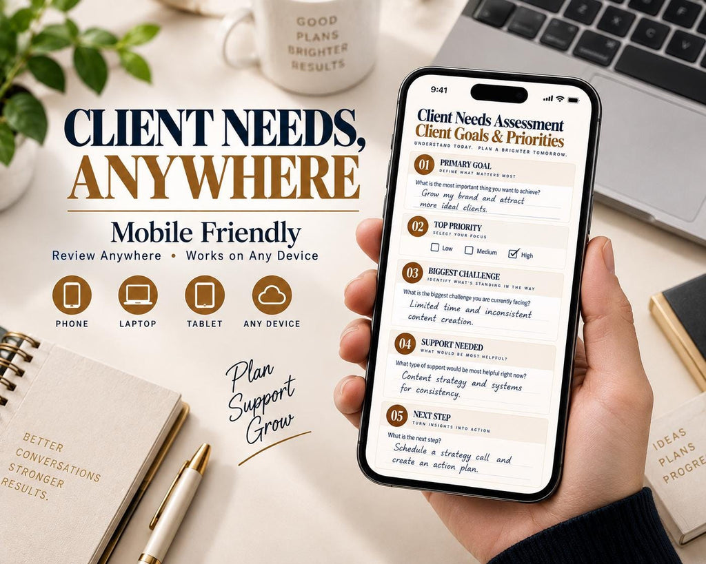Multi-Page Client Needs Assessment — image 8 of 10
