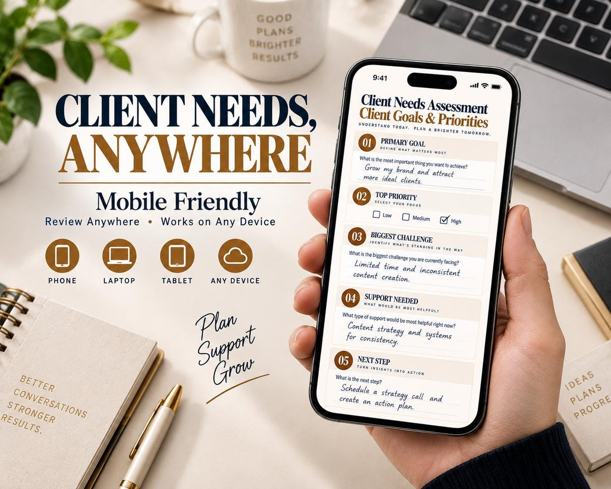 Multi-Page Client Needs Assessment — image 8 of 10