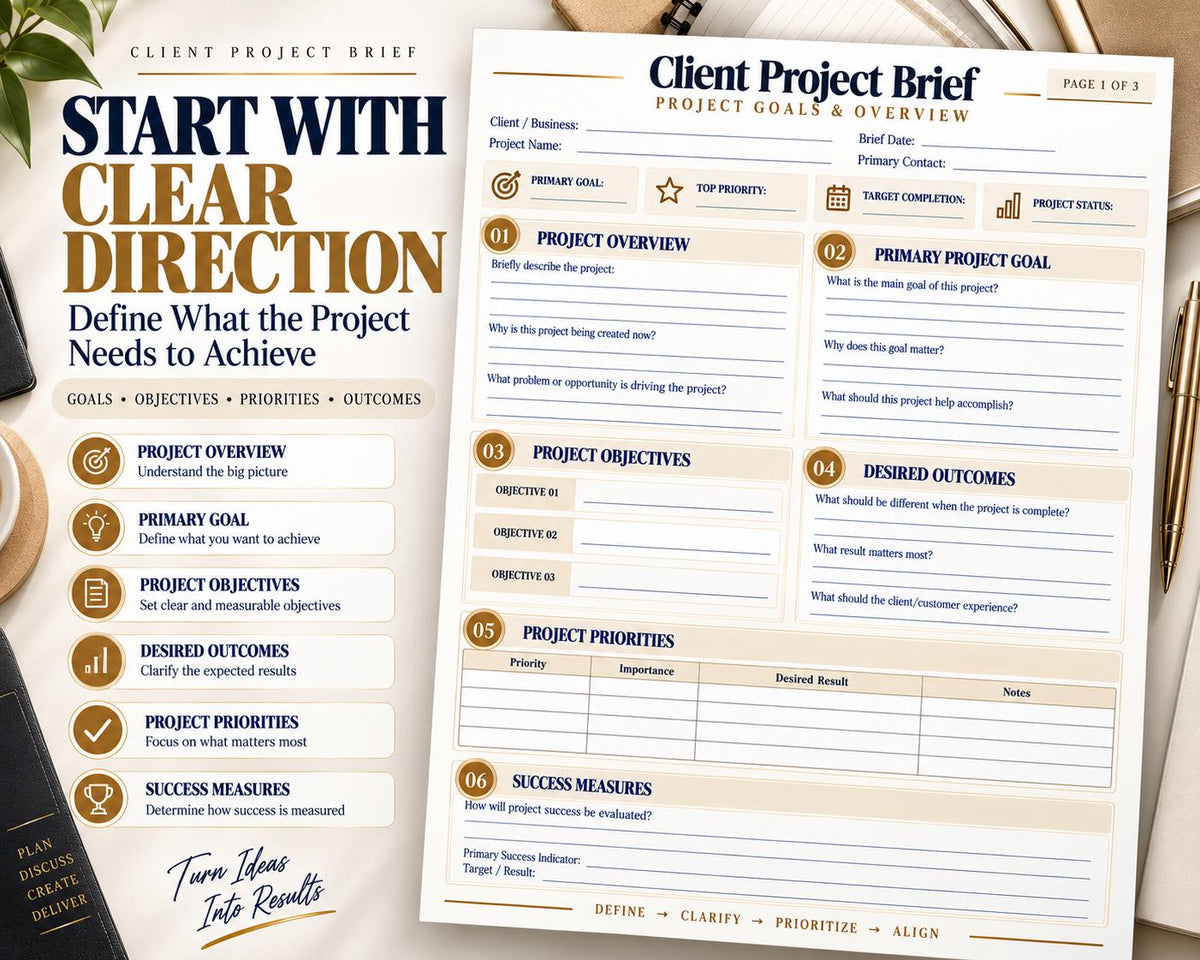 Multi-Page Client Project Brief — image 3 of 10