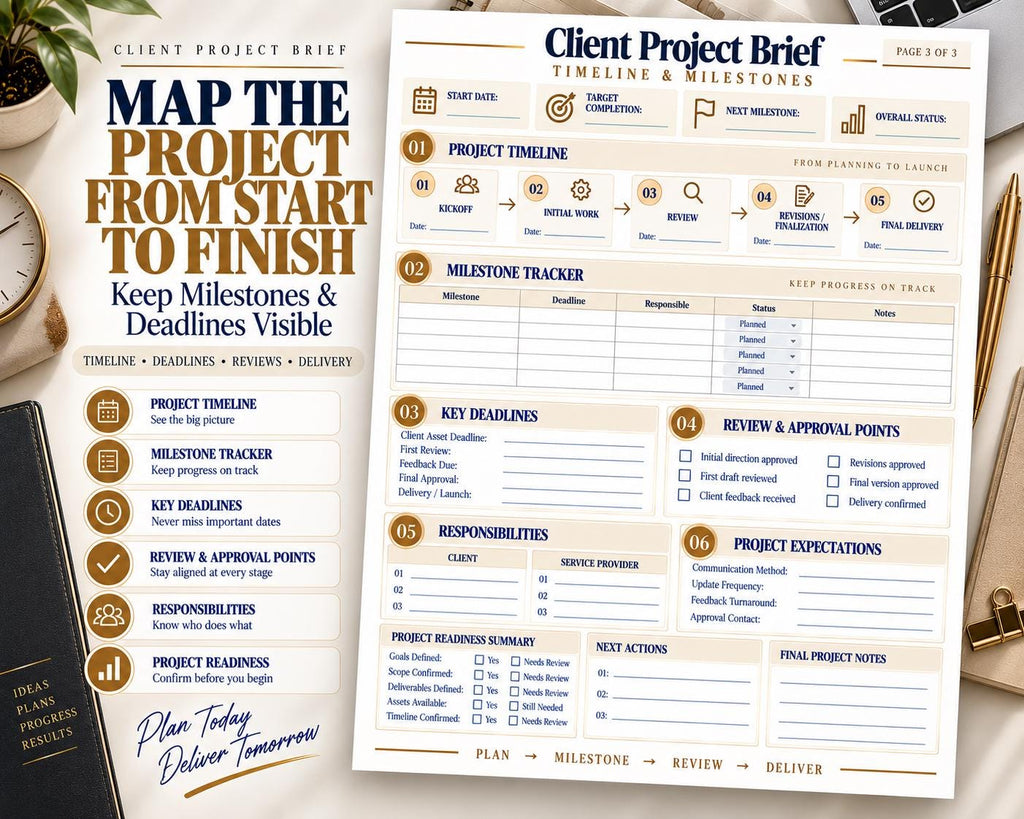 Multi-Page Client Project Brief — image 5 of 10