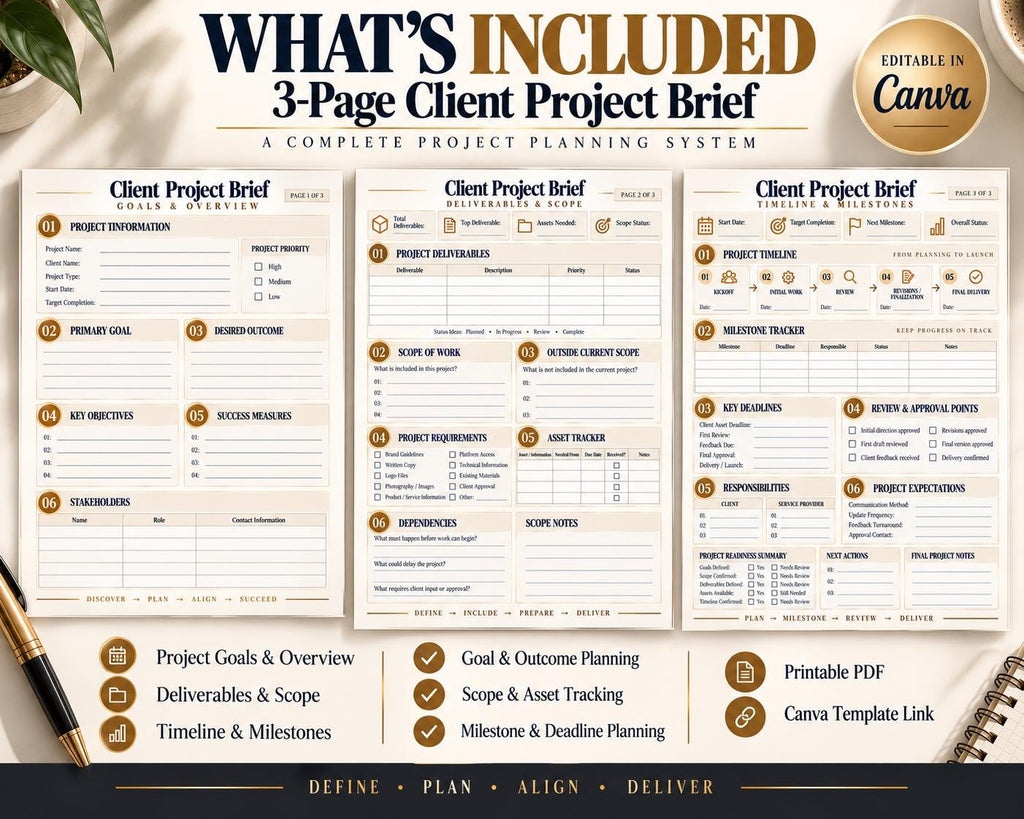 Multi-Page Client Project Brief — image 10 of 10