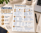 Multi-Page Client Requirements Checklist — image 7 of 10