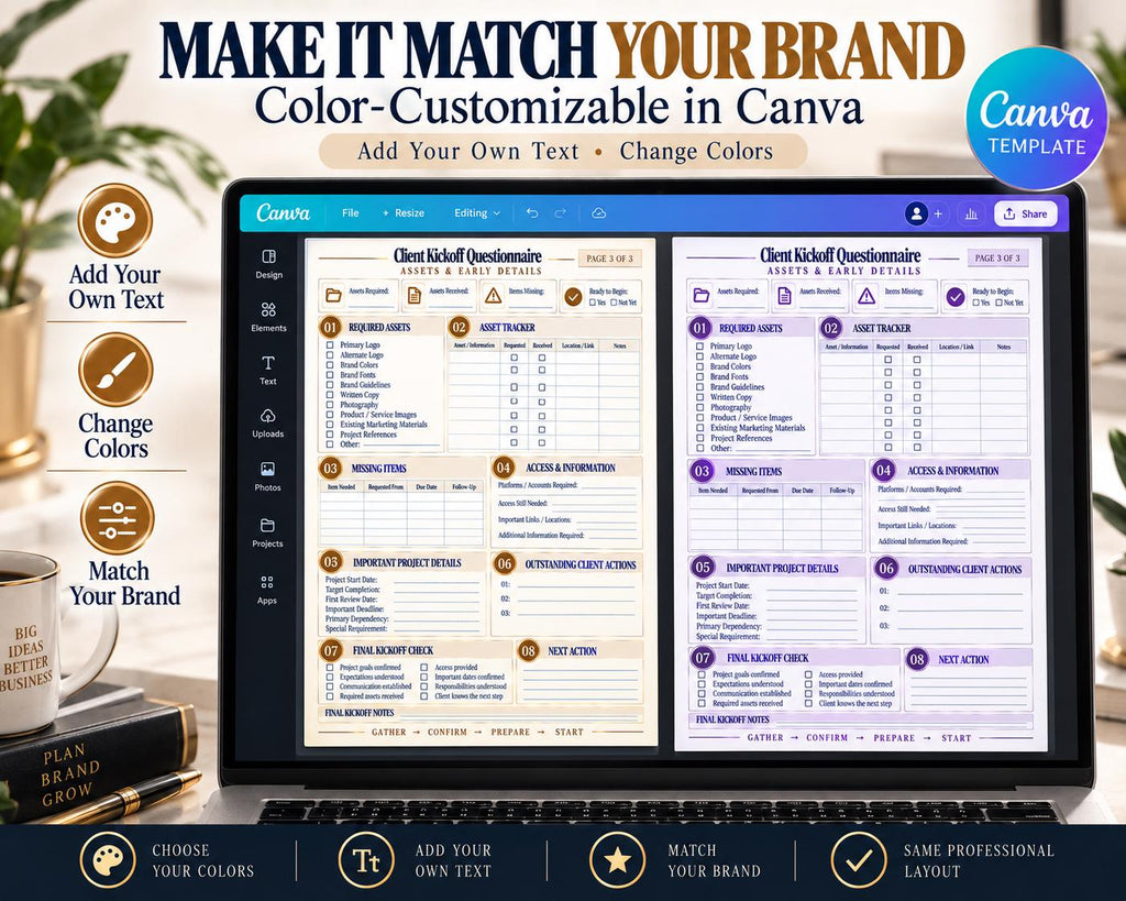 Multi-Page Client Kickoff Questionnaire — image 9 of 10