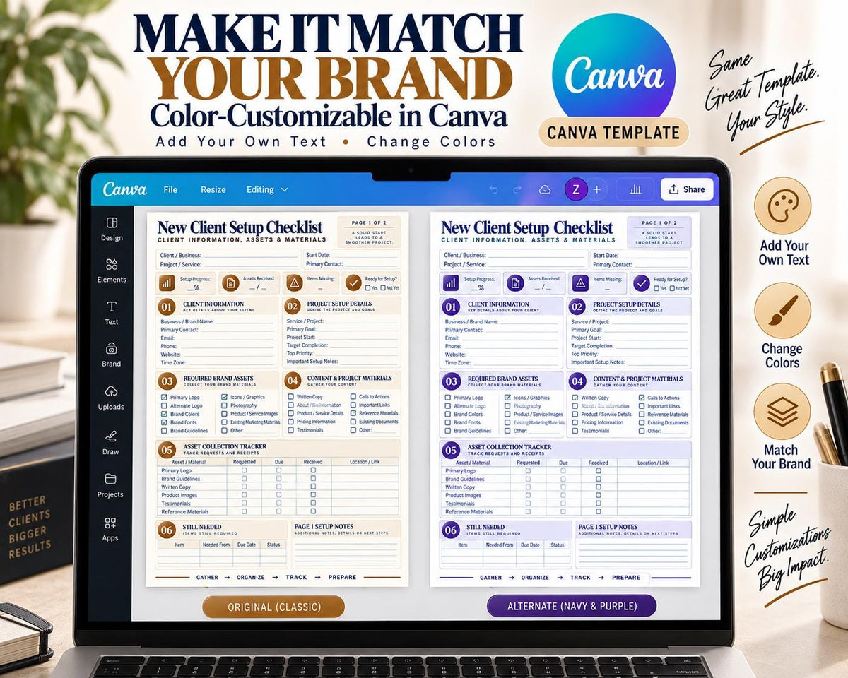 Multi-Page New Client Setup Checklist — image 9 of 10