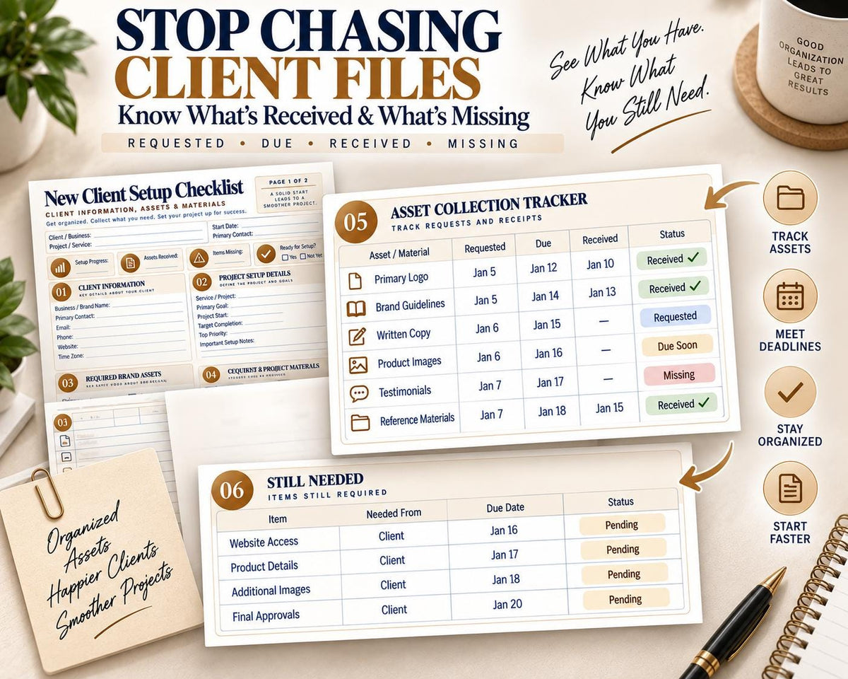 Multi-Page New Client Setup Checklist — image 5 of 10