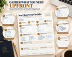 Multi-Page New Client Setup Checklist — image 3 of 10