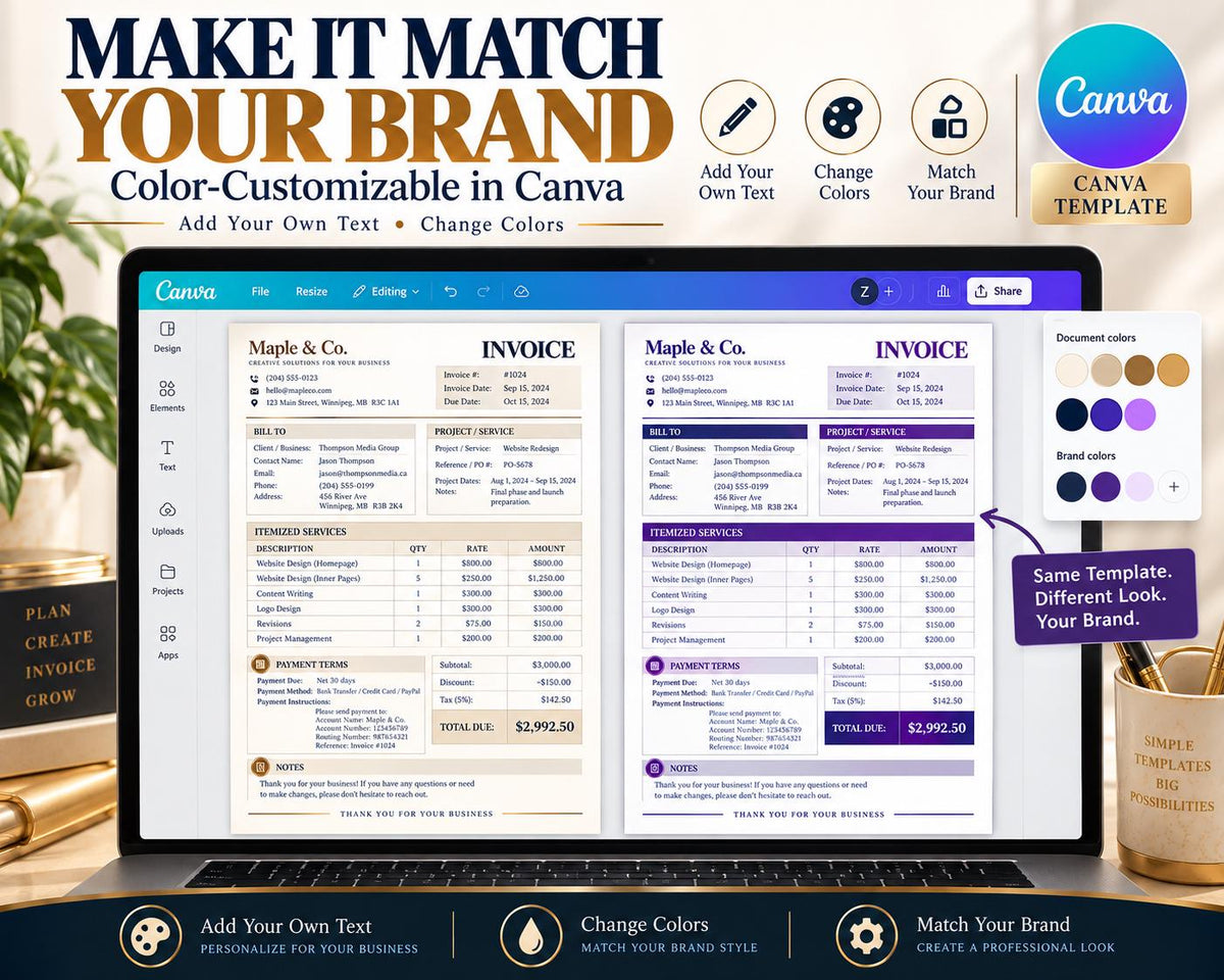Client Invoice Template — image 9 of 10