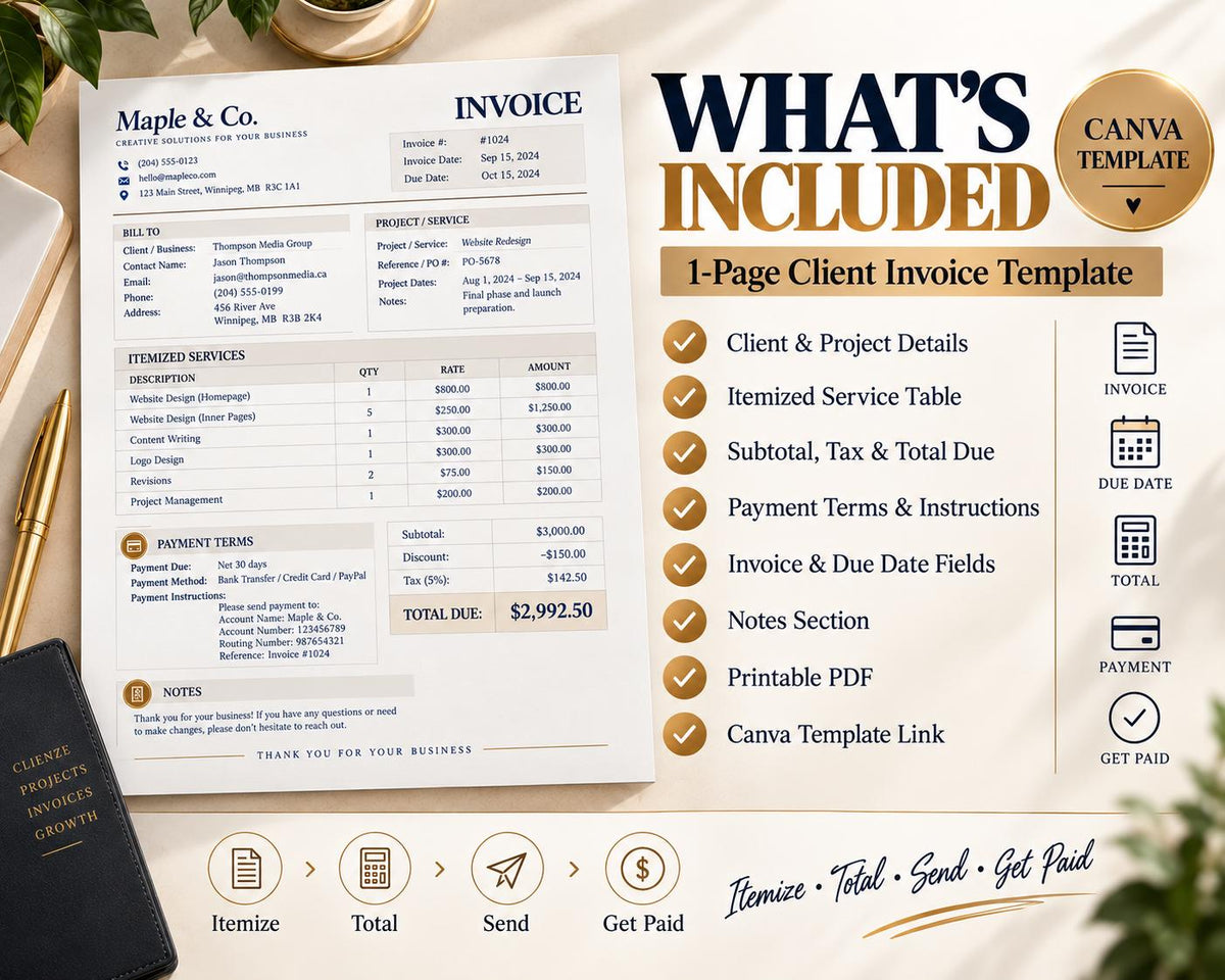 Client Invoice Template — image 10 of 10