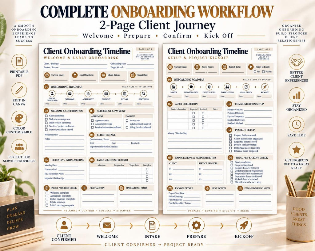 Multi-Page Client Onboarding Timeline — image 2 of 10