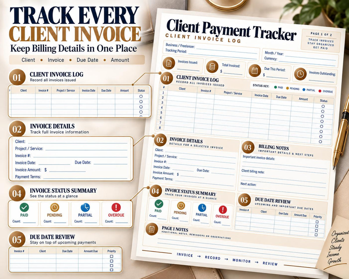 Multi-Page Client Payment Tracker — image 3 of 10
