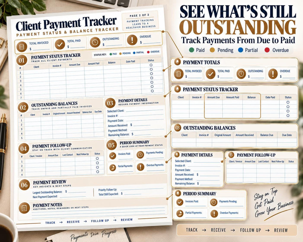 Multi-Page Client Payment Tracker — image 4 of 10