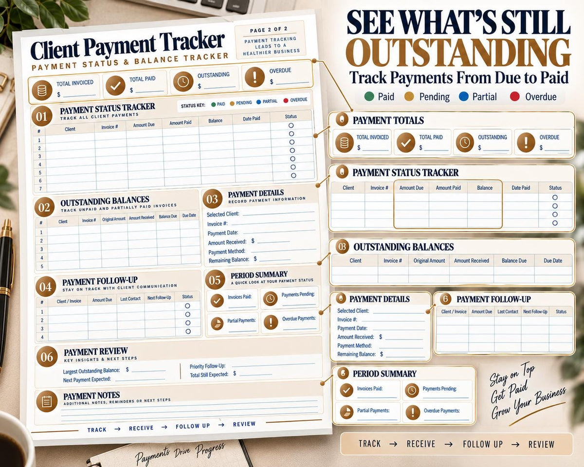 Multi-Page Client Payment Tracker — image 4 of 10