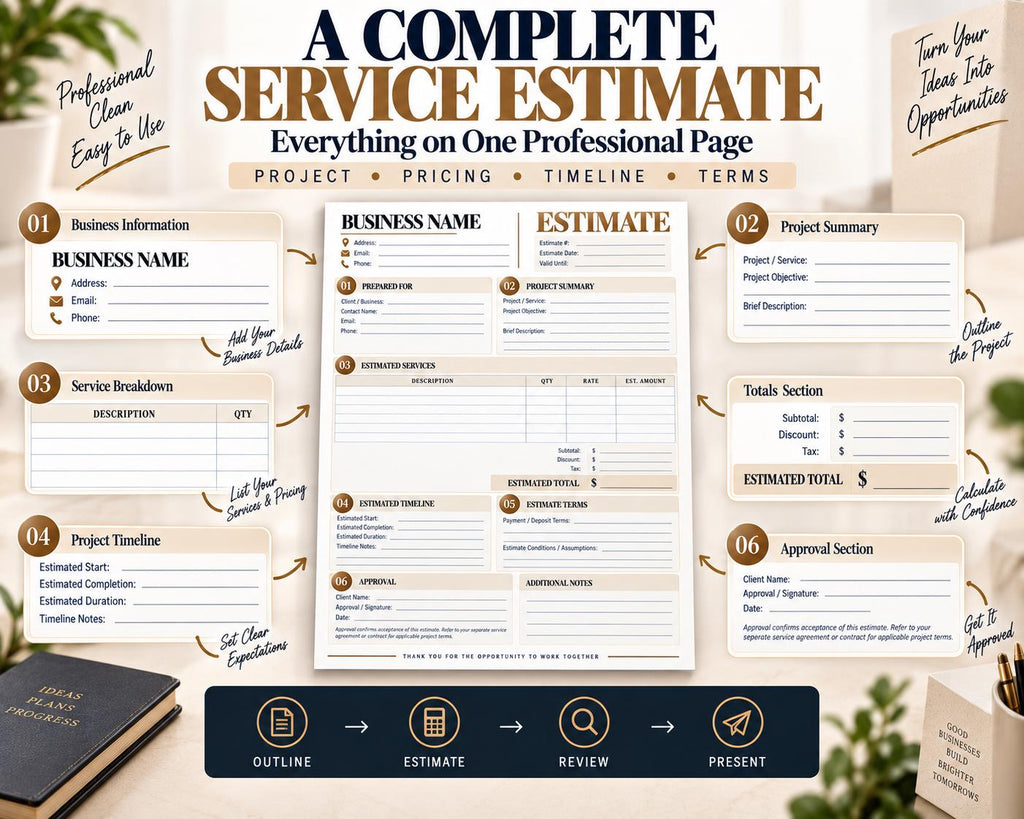 Service Estimate Template — image 2 of 10