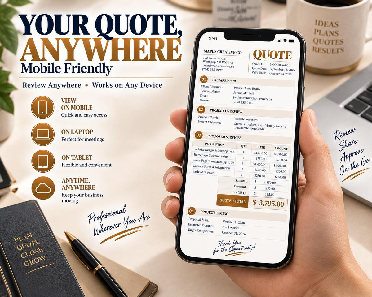 Client Quote Template — image 8 of 10