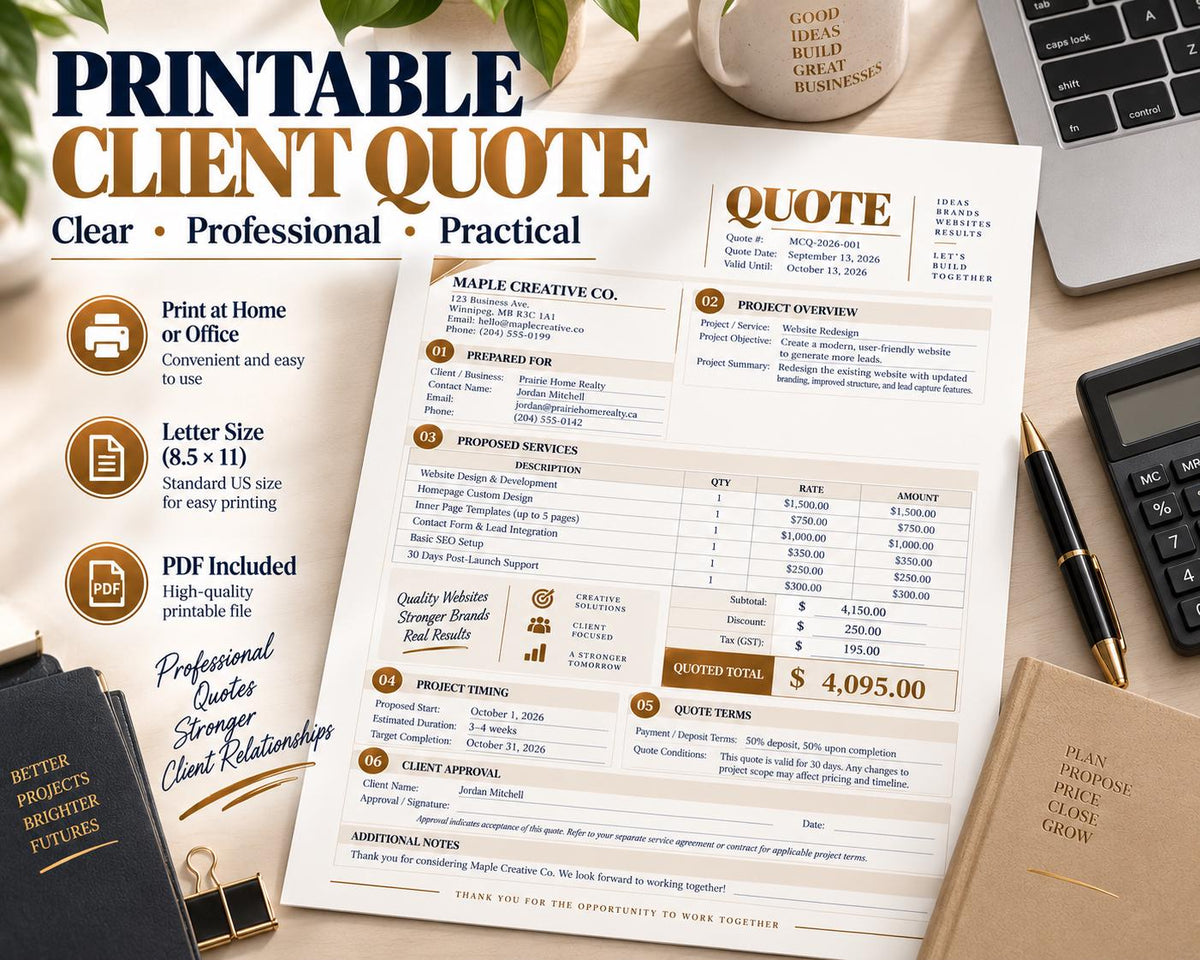 Client Quote Template — image 7 of 10
