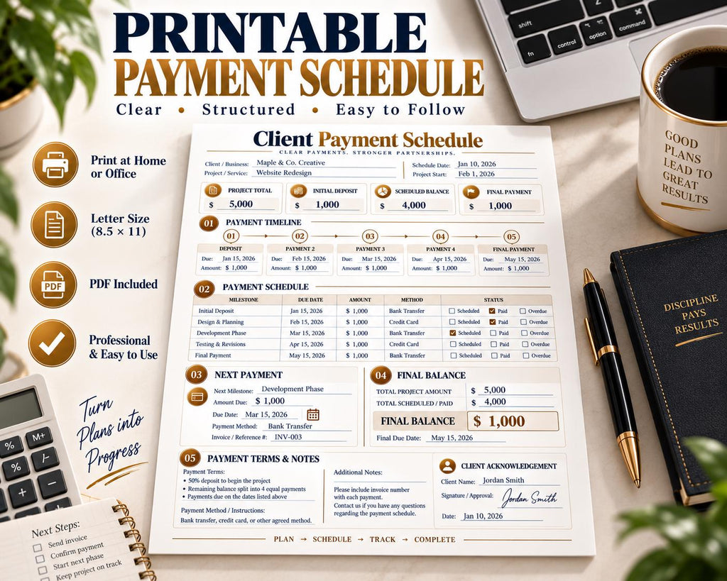 Client Payment Schedule — image 7 of 10