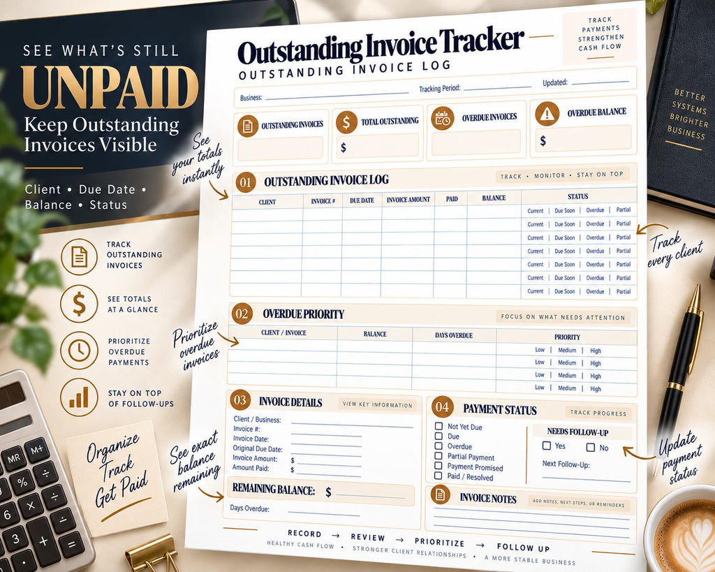 Multi-Page Outstanding Invoice Tracker — image 3 of 10