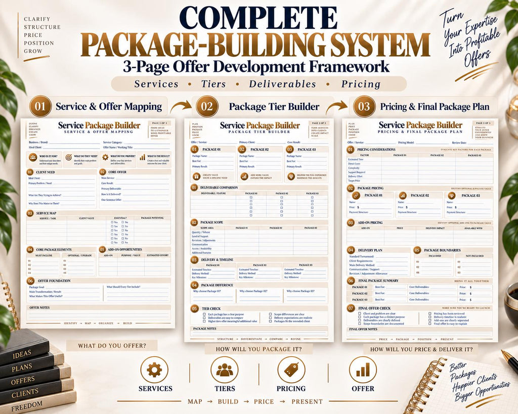 Multi-Page Service Package Builder — image 2 of 10