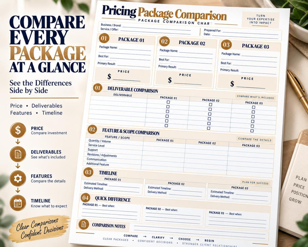 Multi-Page Pricing Package Comparison — image 3 of 10