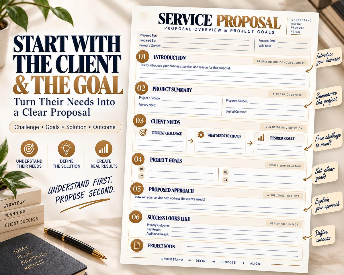 Multi-Page Service Proposal Template — image 3 of 10