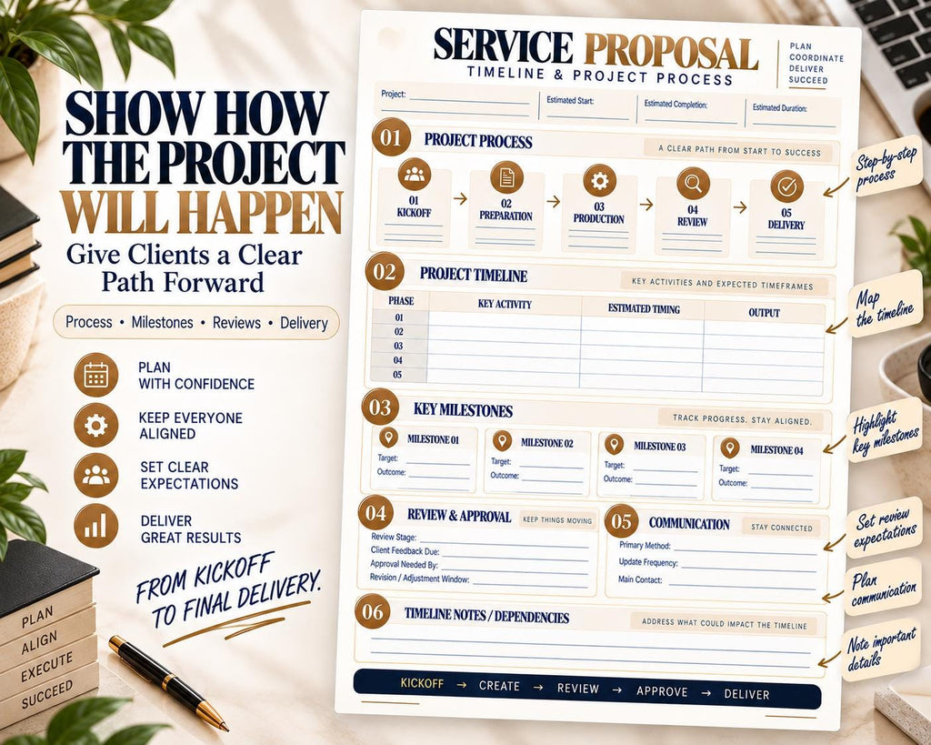 Multi-Page Service Proposal Template — image 5 of 10