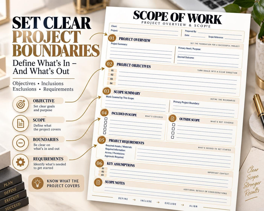 Multi-Page Scope of Work Template — image 3 of 10
