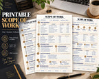 Multi-Page Scope of Work Template — image 7 of 10