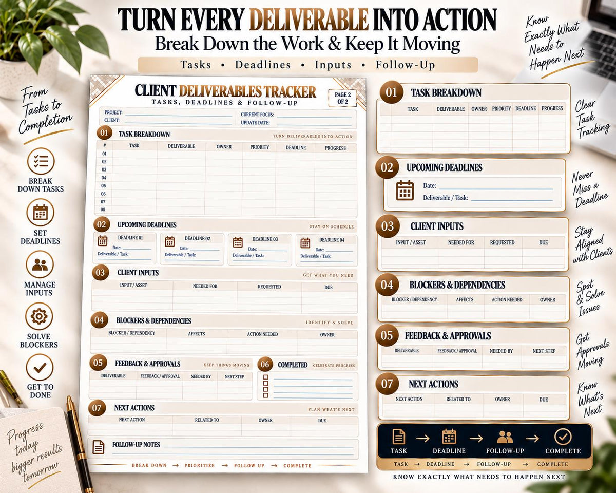 Multi-Page Client Deliverables Tracker — image 4 of 10