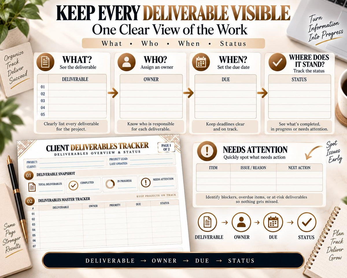 Multi-Page Client Deliverables Tracker — image 5 of 10