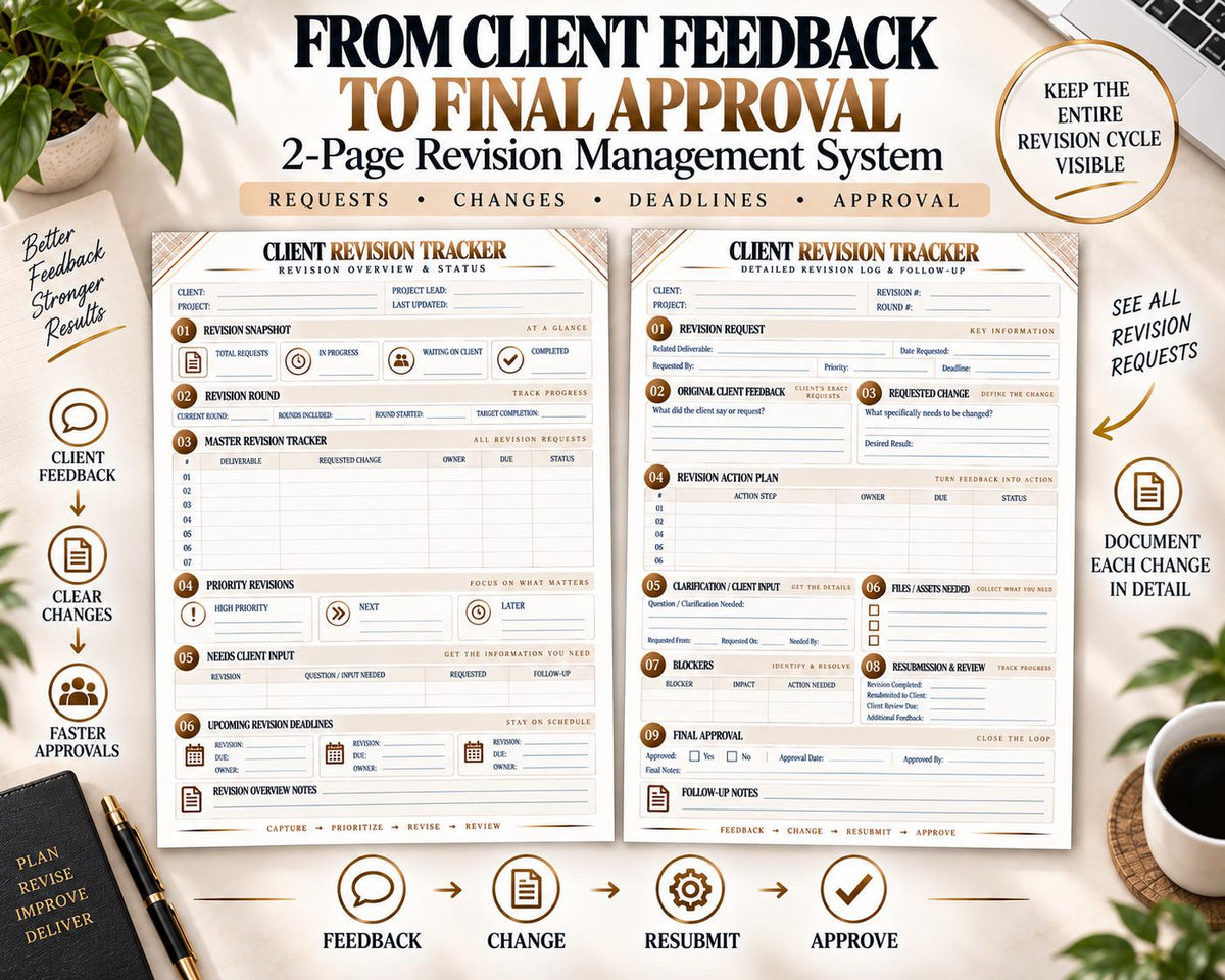 Multi-Page Client Revision Tracker — image 2 of 10
