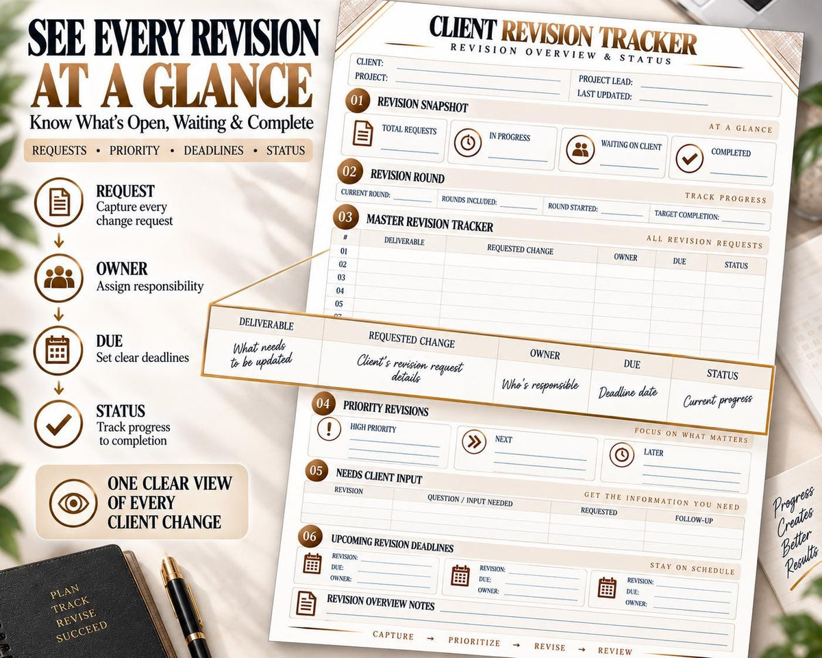 Multi-Page Client Revision Tracker — image 3 of 10