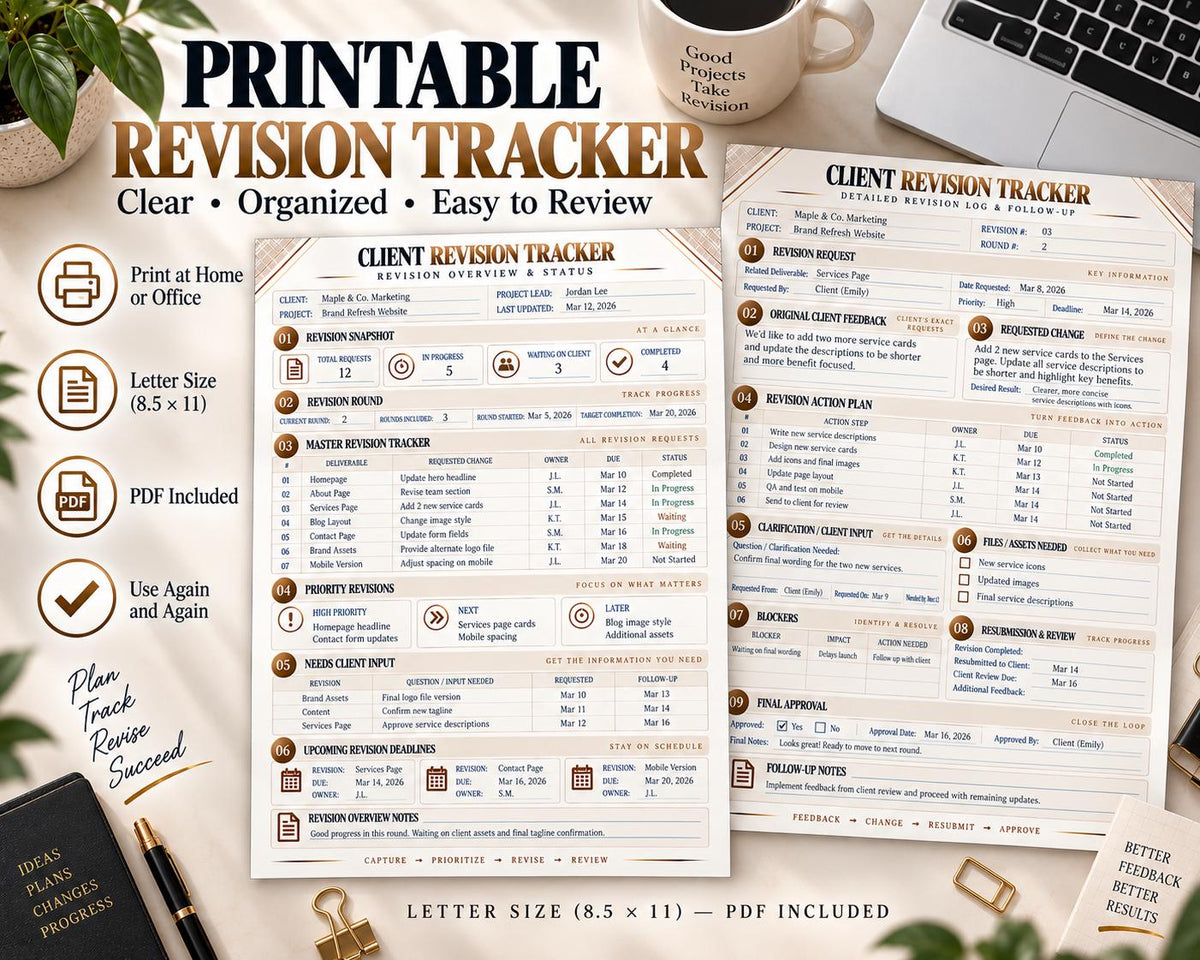 Multi-Page Client Revision Tracker — image 7 of 10