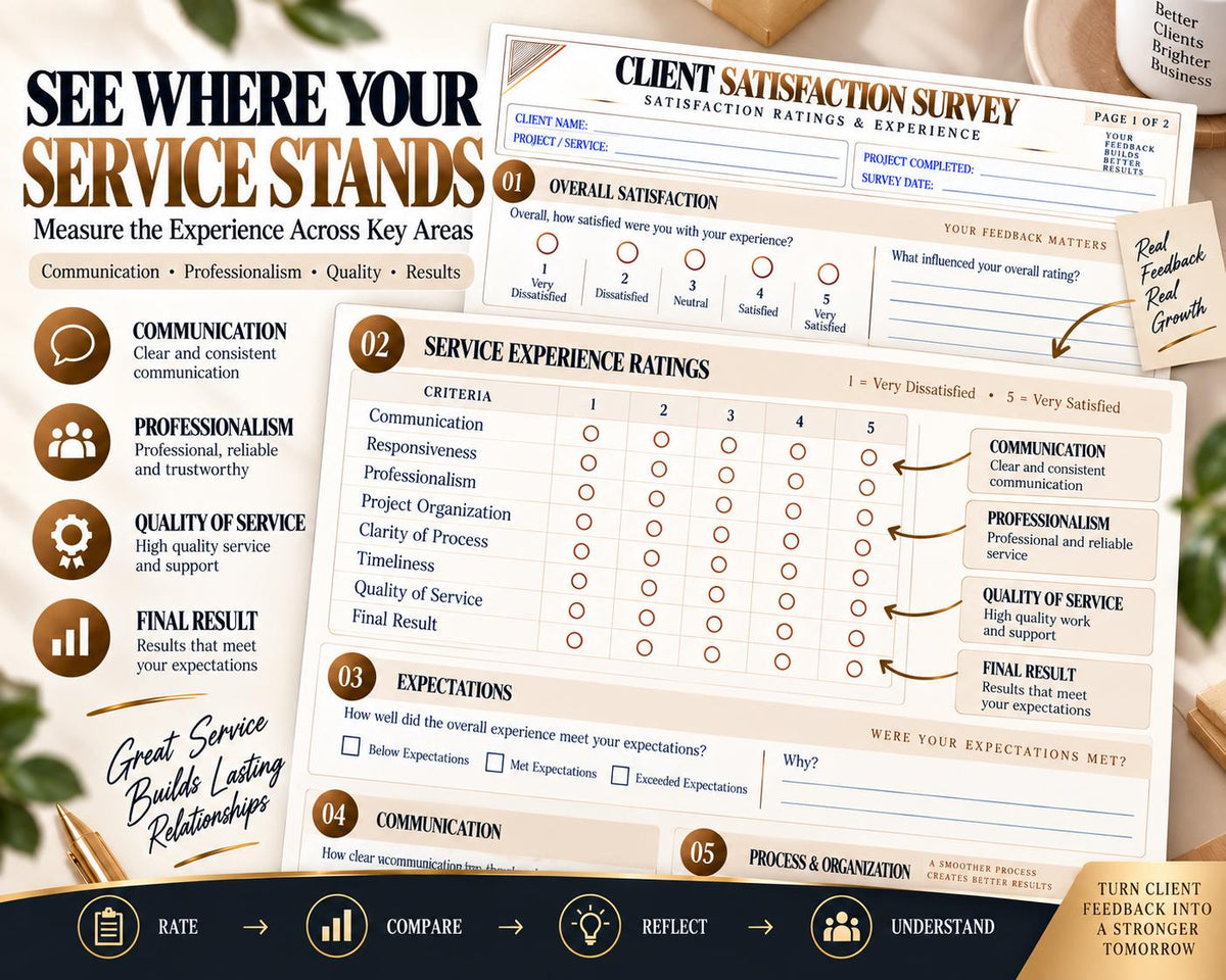 Multi-Page Client Satisfaction Survey — image 5 of 10