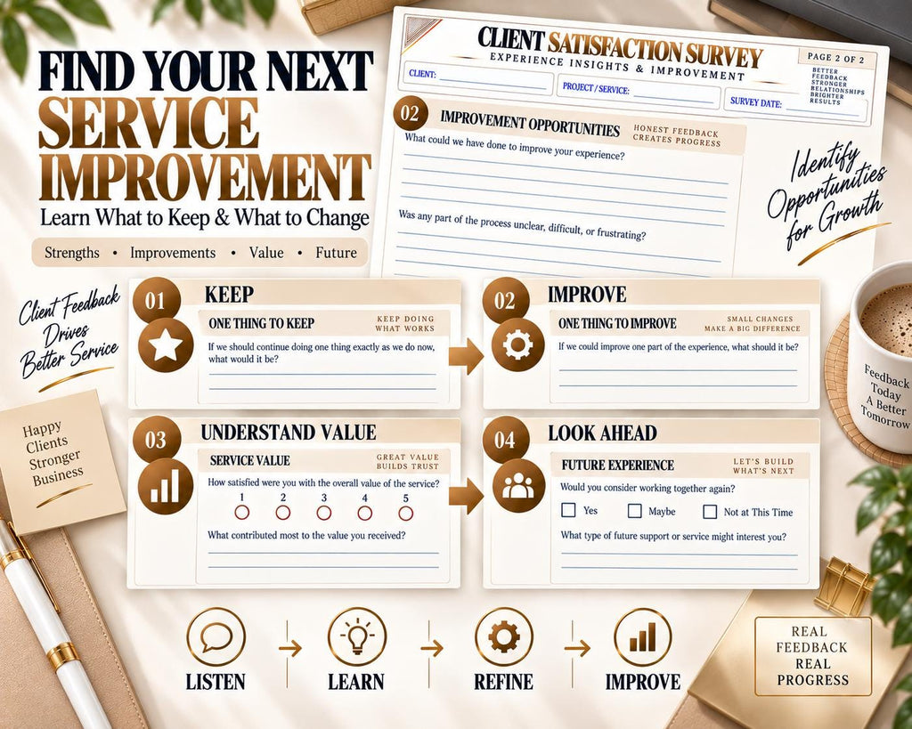 Multi-Page Client Satisfaction Survey — image 6 of 10