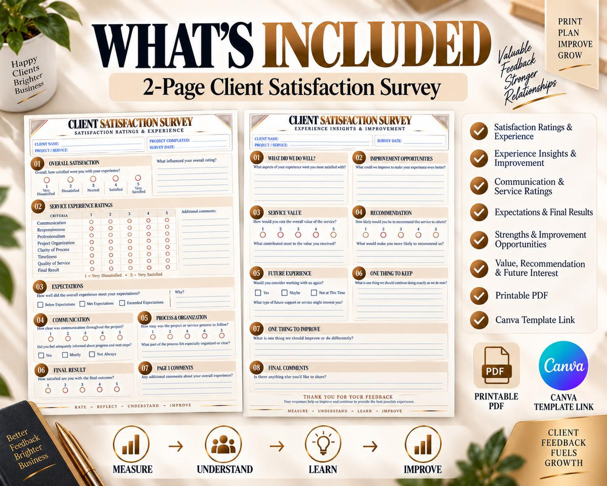 Multi-Page Client Satisfaction Survey — image 10 of 10