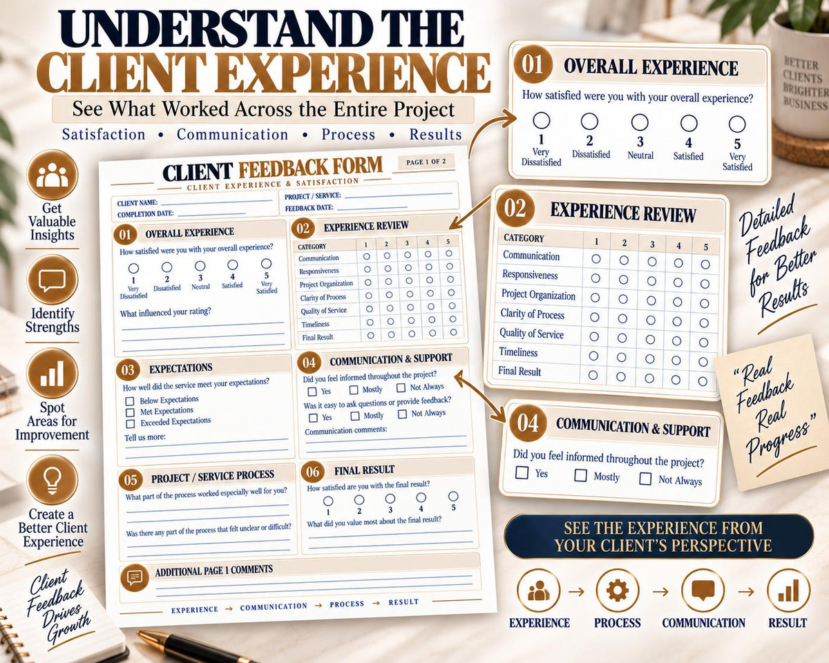 Multi-Page Client Feedback Form — image 3 of 10