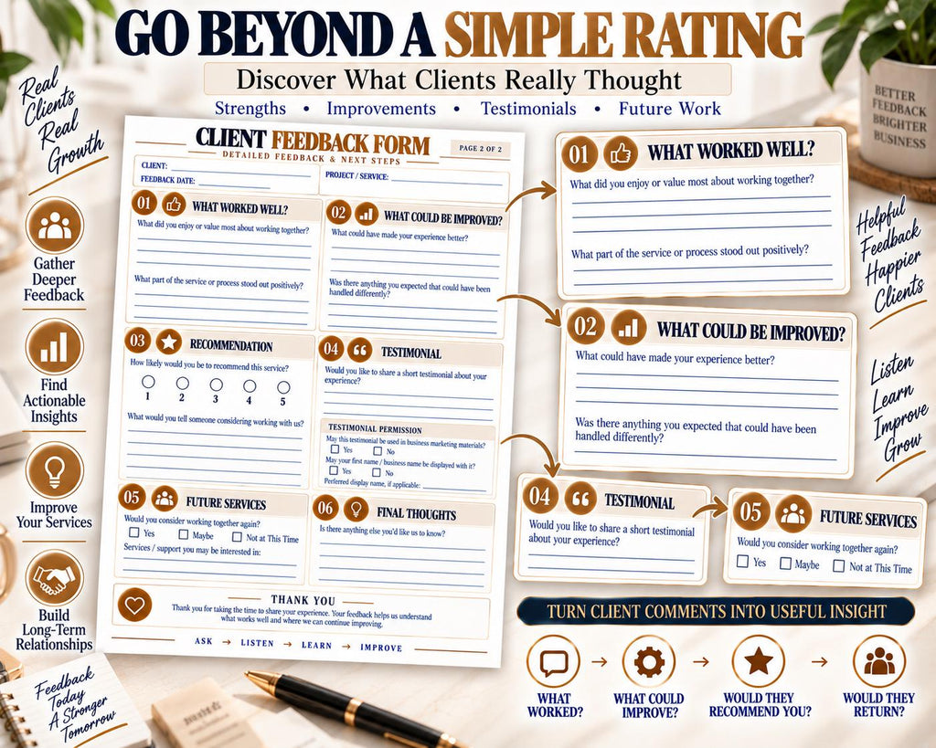 Multi-Page Client Feedback Form — image 4 of 10